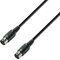 Adam Hall Cables 3 STAR MIDI 0075 BLK - Cable MIDI 0,75 m negro