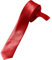 dressforfun 901020 Einfarbige Krawatte für Damen und Herren, glänzender Schlips in Einheitsgröße, schmale Krawatte für Party Kostüm Fasching Alltag Business - diverse Farben - (rot | Nr. 303679)