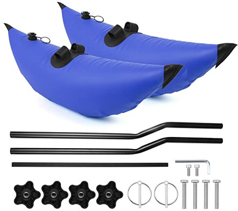 Lixada Kayak PVC Inflatable Outrigger Float mit Sidekick Arms Rod Kajakboot Angeln Standing Float Stabilizer System Kit