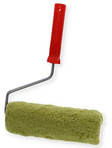 Farbrolle Polyacryl 18mm mit Bügel 23 cm Maler Rolle Farb Walze Raufaser Putz langflorig