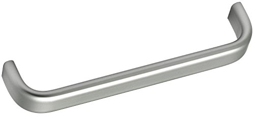 OBF-Online-Discount 08 8356 47 Grimme Schubladengriff Ansar Möbelgriff, Breite 200mm Schrankgriff Aluminium natur eloxiert, Silber, Lochabstand 192 mm