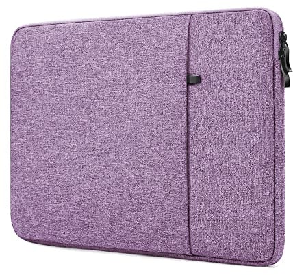 ProElife 13-Inch Laptop Sleeve Case for 2025-2022 MacBook Air 13.6 inch with Apple M4 M3 M2 Chip & MacBook Pro 13.3 inch M2 Chip Accessory Traveling Carrying Canvas Bag Cover Simple Case (Purple)