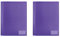 HERMA 19498 Schnellhefter A4 transparent aus abwischbarem und strapazierfähigem Kunststoff mit Beschriftungsetikett, 1 Sichthefter aus PP-Folie, lila (Packung mit 2)