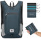 flintronic Faltbarer Rucksack, 16L Kleiner Wanderrucksack, Ultraleicht Wanderrucksack, Wasserfest Reiserucksack, Packbare Backpack für Camping Klettern/Outdoor Wandern (Dunkelgrau)