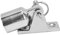 Ouitble Bimini Top Mounting Hardware Bimini Top Mounting Fittings, 316 Stainless Steel Deck Hinge Pipe Eye End Cap Hardware, 22mm, Boat Accessories