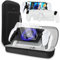 Accessories Bundle for PlayStation Portal, Carry Case with Hard Clear Cover & Screen Protector, Portable Storage Protection Travel Handbag for PS Portal Remote Player - White