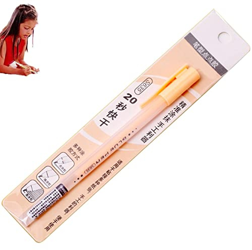 Stylos à Colle adhésive - Stylo à Colle à séchage Rapide Scrapbook,Crafting Fabric Pen Stylo à Colle Liquide pour Scrapbooking, papercrafts, Papeterie à la Main, Bricolage Foil-Stamping Generic
