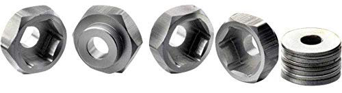 Absima 12 mm -> 17 mm 1:10 Alu-Felgenmitnehmer Aluminium 4 St.