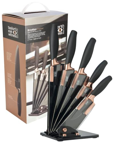 Taylor's Eye Witness 5-teiliges Küchenmesserset Brooklyn Messer-Set, Mehrfarbig, One Size
