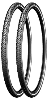 2 Stück 28 Zoll Protek Cross Fahrrad Reifen 37-622 Pannenschutz 28x1.4 Reflexstreifen