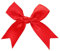 Duories 50 STK 8.5x8.5cm Satinband Schleifen,Satin Band Deko Schleifen Fertigschleife Geschenkschleifen für DIY Handwerk Hochzeit Weihnachten Valentinstag Deko Karte Herstellung von Verzierungen,Rot