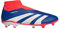 adidas Unisex Football Boot Predator League Laceless Natural Dry Turf, Lucid Blue/Cloud White/Solar Red, 38, 5 UK