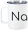 GRAZDesign Wanderbecher personalisiert mit Namen, individuelle Beschriftung, Edelstahlbecher mit Deckel Thermo 400ml