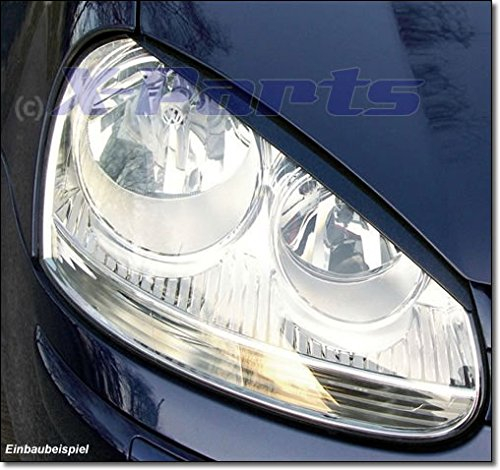 MATTIG Scheinwerferblenden SCHMAL Böser Blick VW Golf 5 V TÜV ABE NEU GTI TDI