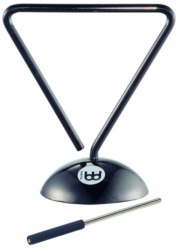 Meinl Percussion Bill Saragosa Triangel - Artist Series - Klangdreieck mit Flüssigkeit - Inklusive Metallschlägel - Stahl, Schwarz (TRIL)