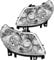 Scheinwerfer Set für DUCATO (250/251) Bj. 07/06-12/10 H7/H1 mit Motor
