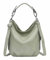 OBC Damen Tasche Shopper Hobo-Bag Henkeltasche Schultertasche Umhängetasche Handtasche Crossover CrossBag Damentasche Reisetasche Beuteltasche (Grün)