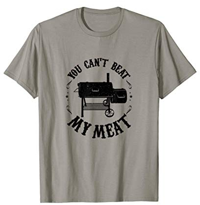 Funny BBQ Pit Reverse Flow Smoker Accessory Dad Grill Gift T-Shirt