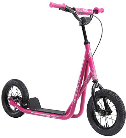 BLUE GORILLAZ Roller Kinderroller Tretroller Kickscooter für Jungen, Mädchen ab 6-7 Jahre | 12 Zoll Scooter mit Luftreifen | Berry
