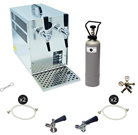 ich-zapfe Komplett Set - Zapfanlage, Bierzapfanlage - Bierkoffer, 2-LTG. 60 Liter/h, Zapfkopf:ohne, Zapfkopf 2:ohne