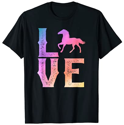 Reitbekleidung für Mädchen und Jungen, für Tierliebhaber T-Shirt