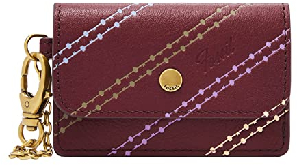 Fossil Valerie Card Case Wine Multi