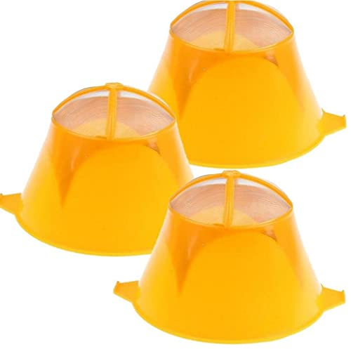 Reusable Fine Paint Strainers 3pcs Sieve Filter Cover Steel Mesh Net Plastic Funnel Painter Construction Hand Tool