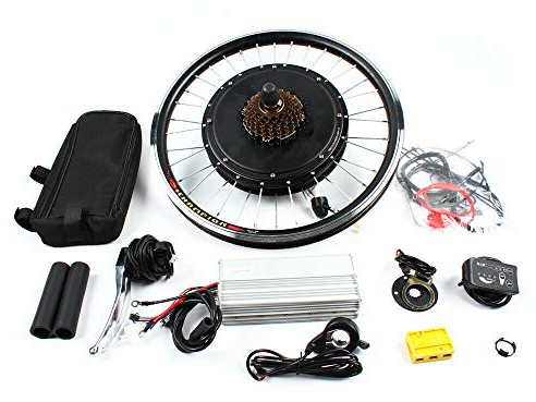 20-Inch Electric Bike Conversion kit|1000W-LED Electric Bicycle Hub Motor 48V Electric Bike Rear Wheel Conversion kit Motor E-bike Conversion kit (48V1000W Rear Wheel)