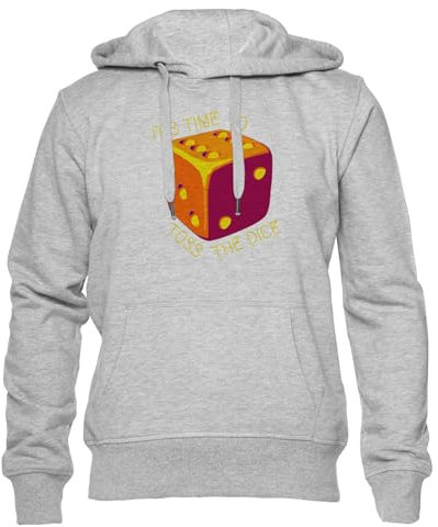 Generisch Wheel of Time Fanart Its Time Unisex Hoodie Herren Damen Grau Lange Ärmel Kapuzenpulli Men's Women's Grey