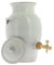 Par Faim de Normandie Vinaigrier en grès blanc 3L poterie artisanale Turgis (Blanc)