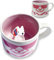 Süße 3D Tasse Lustige Alpaka Lama Tassen Tier Figur Innen - Cup Mug mit Cooler Lama Deko - Cute Kawaii Süße Geschenke für Frauen Tante Freund als Kaffeetasse Lustige Tasse Kinder Teetassen - 350ml