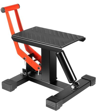 Cavalletto Idraulico per Moto Ponte Sollevatore Moto cric Idraulico carico Massimo 400 kg Cavalletto di Sollevamento in Acciaio Bike Stand Elevator