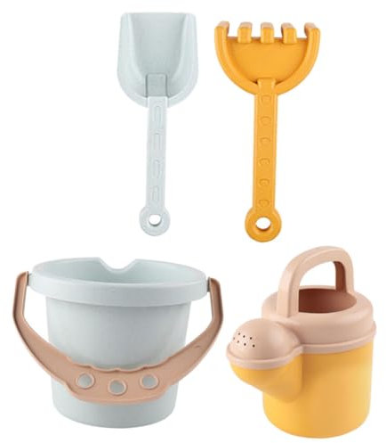 NAMOARLY 1ensemble Jouets De Plage pour Garçon Fille Seau Et Pelle Matériau De Jouet Parent-garçon Fille pour Jouer Sable Et Châteaux Accessoires Aléatoires