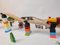 10 x Verstellbarer Brio - Duplo Adapater für Variable Höhen und Neigungen. (Schwarz)