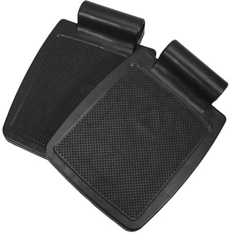 Yardwe Repose-Pieds en Plastique pour Fauteuil Roulant Adulte, 19 X 15 X 1,5 CM, Surface Antidérapante, Accessoire de Remplacement Compatible Fauteuil Roulant Électrique, Léger, pour