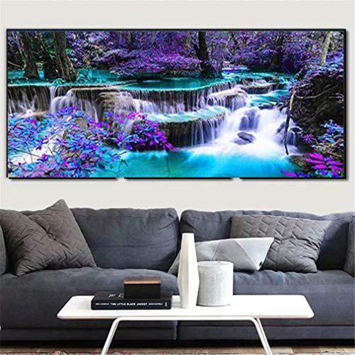 Nicole Knupfer Diamant Painting Kit Full Bohrer DIY 5D Diamond Malerei Kristall Strass Handwerk Wohnzimmer Wanddekoration (100x40cm)
