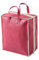 Foldable Travel Shoe Storage Bag – Portable Organiser Holds Up to 6 Pairs – Dustproof Zip Case with Handles – Compact Luggage Packing Solution for Home or Holiday – Multiple Colours (Red)