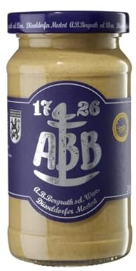 ABB - Düsseldorfer Mostert - 1 x 200ml - Glas - Scharf-würziger Senf