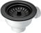Astini, RAK, Rangemaster, Caple 90mm Black Kitchen Sink Basket Strainer Waste