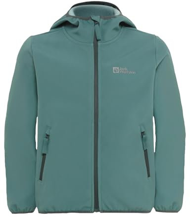 Jack Wolfskin Unisex Kinder Fourwinds Jacket Kids, Jade Green, 92