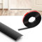 Flintronic Übergangsprofil Selbstklebend, 3m x 3cm PVC Boden-Leiste, Übergangsleiste Boden, Übergangsschiene ohne Bohren, Abdeckleiste für Fliesen, Holz, Laminat, Höhenausgleich 3cm(Schwarz)