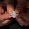 CWLPSL 925 Sterling Silber Wassertropfen Tropfenform Kubischer Zirkon Ehering Verlobungsring Diamantring Wassertropfenförmiger Zirkon Ring Zirkon Ring Damenschmuck Größe 8