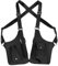 Leder Schulter Holster Tasche, Leder-Achselhöhlenbeutel, Achsel Umhängetasche, Achselholster Tasche Für Outdoor-Reisen, Anti-Diebstahl-Geschirr Verstellbar, Schwarz