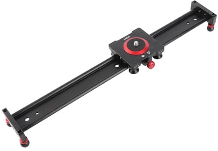 Juroupi 40 Cm/16 Pollici in Lega di Alluminio per Fotocamera Slider Video Stabilizzatore Binario per Fotocamera DSLR Videocamera DV Fotografia di Film, Carico Fino a 11 Libbre