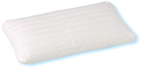 Moonlight Schlafsysteme Wasserkissen 40x80 cm mit Hohlfaser-Frottee-Bezug