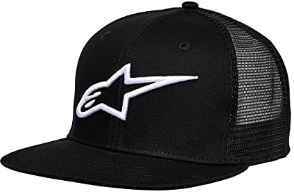 Alpinestars Herren Hoed/Beanie Corp Trucker Baseball Kappe, Schwarz, Einheitsgröße EU