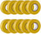 GTSE - Cinta aislante amarillo de 19 mm x 20 m para instalaciones eléctricas - Autoadhesiva y resistente para proteger, agrupar y reparar cables - 10 Rollos