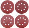 YTBUBOR 80 Pieces Sanding Discs 40/60/80/120 Assorted Grits Sandpaper Hook and Loop 8 Holes 125mm(5 Inch) Discs Pads for Random Orbital Sander