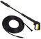 TECHKAR Pistola per idropulitrice 10m Tubo e lancia ad alta pressione – Accessori Karcher K2 – K5 – Ugello regolabile Vario per idropulitrice – Attacco rapido a scatto – M22x1,5