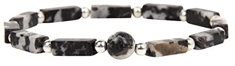 Ysimee Amethyst Abnehmen Armband, Magnetisches Therapie Armband, Heilsteine zum Abnehmen, Detox-Schlankheits-Baucharmband, Lymphdrainage-Obsidian-Armband, Angstausgleich für Frauen Und Männer